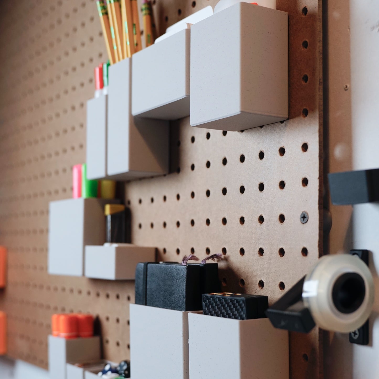 Pegboard Mega Bin Pack STL