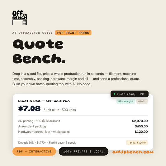 Batch Print Quoting